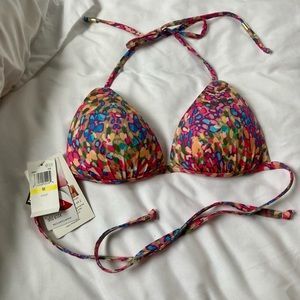 NWT Voda Swim Triangle Push Up Top
